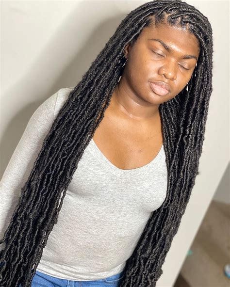 soft locs hairstyles|soft locs real hair.